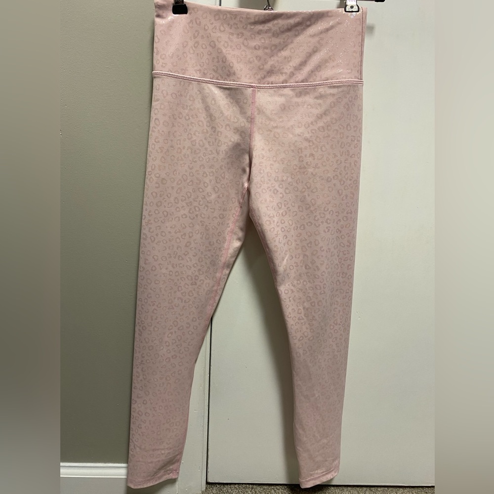 ZYIA Pink Leopard Unicorn print Light n Tight leggings